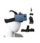 Ayarlanabilir Telefon Tutuculu Kafa Bandı Vlog Video Çekim Seti