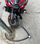 Motosiklet Kilidi 25mm Güçlendirilmiş  Halat Kilit 2 Metre