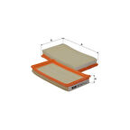 Fıl Hp2279 Hava Filtresi Nıssan Qashqaı 2007 2011 Note 2007> Mıcra 2003> (K12 Kasa)