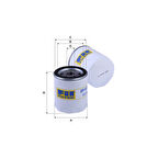 Fıl Zp557 Yağ Filtresi Volkswagen Lupo 1.0. Seat Arosa 1.1