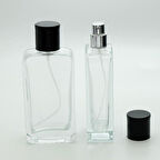 20 ADET BOŞ CAM PARFÜM ŞİŞE, 50 ML, OVAL DİKDÖRTGEN MODEL, ŞEFFAF