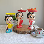 Betty Boop Sunumluk Dekor Mumluk