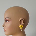 İncili Arı Şeklinde İncili Ķüpe