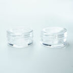 25 ADET BOŞ PLASTİK AKRİLİK KREM AMBALAJI, 5 ML, ŞEFFAF