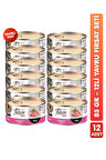 12li Tahılsız Premium Tavuklu Yavru Kedi Konserve Maması Yavru Kedi Yaş Maması 85gr x 12 Adet