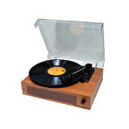 Bluetoothlu Retro Plak Çalar Pikap 33 45 78 Plaklar Uyumlu