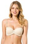 Le Jardin 7030-B Destekli-Balenli Micro Kaplı Silikonlu Sütyen
