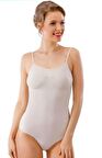 Layza Form 17500 Kadın İz Yapmaz İnce Askılı Mikro Elyaf Boy Body Korse