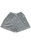 Kadın Kalın Beyaz Çizgili Şort Milan - 001 