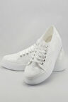 Kadın Moda Şık Beyaz Dolgu Topuklu Ayakkabı Topuklu Düğün Nişan Gece Abiye Ayakkabısı