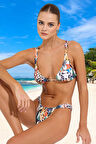 Modern Desenli Bikini Takımı Yaz Koleksiyonu Yüksek Konfor Premium Kalite
