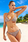 Modern Desenli Bikini Takımı Şık Detaylı Premium Kalite Esnek Kumaş Yüksek Konfor