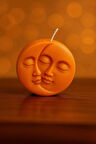 Ay ve Güneş Figürlü Dekoratif El Yapımı Mum