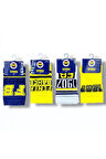 Lisanslı Çocuk 4 Çift Patik Çorap 1907-P