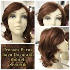 Bakır Kısa Katlı Kaliteli Sentetik Peruk Modeli