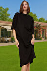 Midi Boy Örme Elbise Nakışlı Detaylı Rahat Tasarım Mükemmel Uyum Rahat Kullanım Premium Kalite