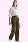 Kadın Geniş Paça Pantolon Yüksek Bel Viskoz Yazlık Rahat Kombinler Yaz Aylarının Vazgeçilmezi