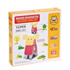 JH8982 Birlik, Manyetik Geyik Blok Seti 12 Parça