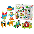 Çocuk Dede Kaktüs Bloklar Çiftlik 75 Parça