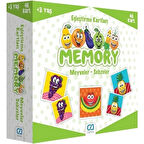 Eğitici Oyuncak  Games Memory Eşleştirme Kartları Meyve Sebzeler 48 Kart 5040