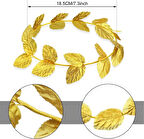 Roma Bizans Altın Yapraklı Sezar Tacı Eğlenceli Kostüm ve Cosplay Aksesuarı