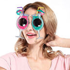 Kokteyl Temalı Hawaii Yaz Partisi Gözlüğü Eğlenceli ve Renkli Parti Aksesuarı