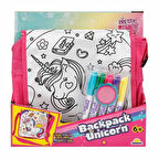 Boyanabilir Unicorn Sırt Çantası Çocuk Gelişim ve Eğitici Aktivite