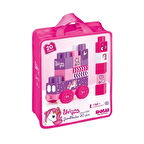 Unicorn Çantalı Mega Blok – 20 Parça Renkli Blok ile Eğlenceli Gelişim