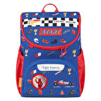 Eğitici Oyuncak Mavi Kırmızı Anaokulu Çantası