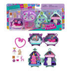 Eğitici Çocuk JGM53 Polly Pocket Sevimli Yılbaşı 2li Paket Oyun Seti