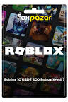 Roblox 800 Robux 10 USD