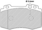 Ferodo FDB1661 Fren Balatası Ön W203 02-07 S203 02-07 C209 02-09 C219 04-10 W211 02-08 W220 98-04 1675901280