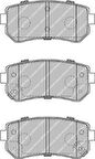 Ferodo Fdb1956 Arka Fren Balatası Hyundaı Accent Era 06> I20 08-15 I30 07-12 Ix20 10> Ix35 10> Sonata 10-14 Kıa Ceed 06-12 Cerato 08> Rıo 05> Sportage 04-11 Fwd