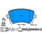 Ferodo FVR1644 Arka Fren Balatası Fişli Transporter T5 T6 1.9 2.0 2.5TDI 03-15 1746585