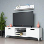 Ferniso Mobilya 160 cm Tv Ünitesi ( Raflı) Full Beyaz