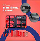19 Parça Otomatik Trim Sökme Seti Klips Sökme Radyo Sökme