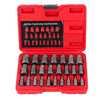 Hasarlı Somun Vida Çıkarıcı Hex Seti 25 Parça