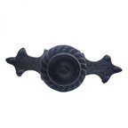 Antika Tarz Dekoratif Pirinç Çizgili Düğme - 35x100 Mm, Büyük, Oksit