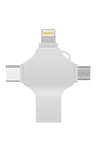 Otg 4in1 Cep Telefonu Çok Fonksiyonlu Usb Flash Bellek 128 Gb Type-c, Micro Sd Ve Kart Okuyucu