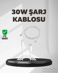 Yüksek Saflıkta Bakır Çekirdekli 30w Hızlı Şarj Kablosu