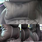 Kia Pride Araç Boyun Yastığı 2 Adet Siyah Beyaz FS