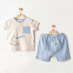 Andywawa Ac25915 Dino 2'li Bebek Takım Blue