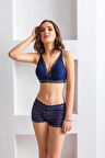 Bralet Sütyen Boxer Takım Lacivert (brf31813)