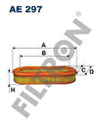 Filtron AE297 Hava Filtresi Mercedes M115 W123 S123 C123 115.094.00.04