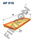 Filtron AP016 Hava Filtresi Ford Escort III 1.6 D 54Hp 04 84-12 85 84FF9601AB