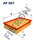 Filtron AP067 Hava Filtresi Escort V VI VII 1.6 1.8 95-99 Orion III 1.6 1.8D 90-92 91FF9601AB