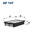 Filtron AP147 Hava Filtresi Corona At171 At181 88-91 1.8S 16V 1780116020