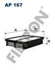 Filtron AP167 Hava Filtresi Corolla 1.3 Enjeksiyonlu 1998 2001 1780111090