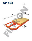 Filtron AP183 Hava Filtresi Bora-Golf IV-Polo-Cordoba-Ibiza II-Toledo II 1.4 16V-1.6 16V 036129620F