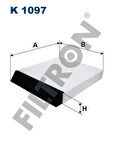 Filtron K1097 Polen Filtresi Scenic II Scenic RX4 99-03 Klimalı 7701047513